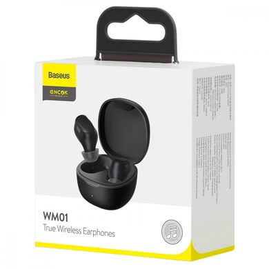 Беспроводные наушники Baseus Encok True Wireless Earphones WM01 - White (NGWM01-02), цена | Фото
