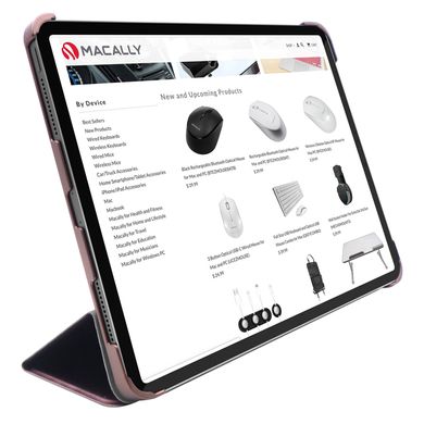 Чехол-книжка Macally Protective Case and Stand для iPad Air 10.9” (2020) - Розовый (BSTANDA4-RS), цена | Фото