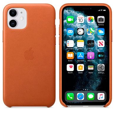 Чехол MIC Leather Case for iPhone 11 - Red, цена | Фото