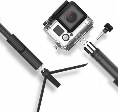 Монопод iOttie MiGo Mini Selfie Stick, Black, GoPro Pole for iPhones and Android Smartphones, цена | Фото