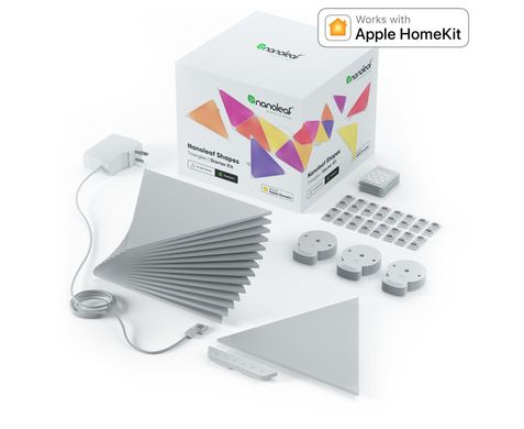 Розумна система освітлення Nanoleaf Shapes Triangles Starter Kit Apple Homekit - 15 шт., ціна | Фото
