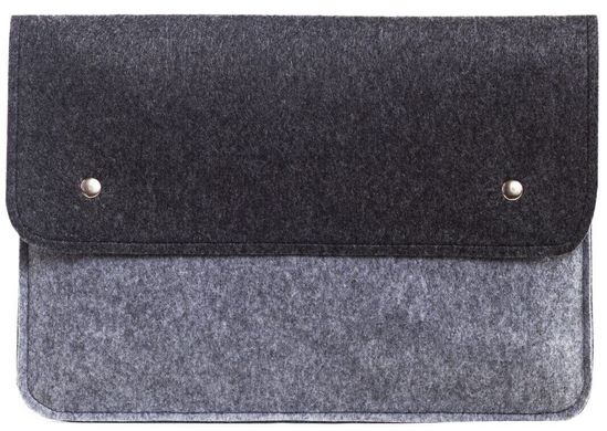 Чохол-конверт Gmakin для MacBook 12 - Gray (GM05-12), ціна | Фото