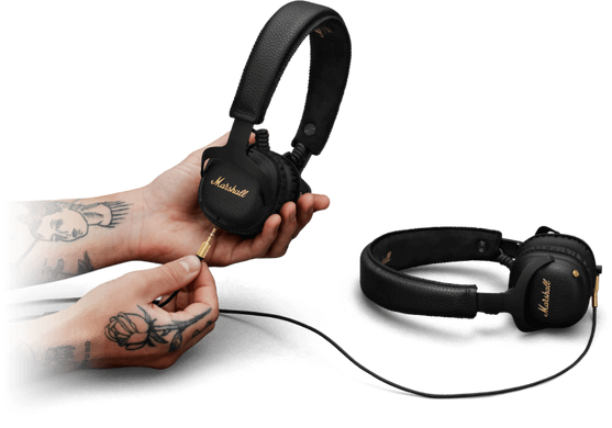 Навушники Marshall Headphones Mid ANC Bluetooth Black (4092138), ціна | Фото