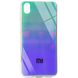 TPU+Glass чехол Gradient Rainbow с лого для Xiaomi Redmi 7A - Фиолетовый, цена | Фото 1