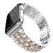 Металлический ремешок STR 7-Bead Metal Band for Apple Watch 42/44/45 mm (Series SE/7/6/5/4/3/2/1) - Silver/Rose Gold, цена | Фото 1