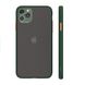 Матовий протиударний чохол MIC Matte Color Case for iPhone 11 Pro - White/red, ціна | Фото 3