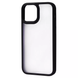 Матовый прозрачный противоударный чехол STR Shadow Matte for iPhone 13 mini - Black, цена | Фото