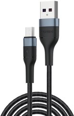 Кабель FONENG X51 (1m) MicroUSB to USB - Black, цена | Фото