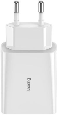 Зарядное устройство Baseus Speed Mini PD Charger 18W (1 Type-C) - White, цена | Фото