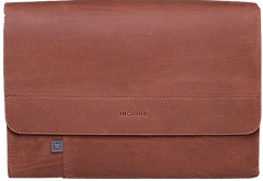 Кожаный чехол ручной работы INCARNE ATLAS для MacBook Air 13 (2018-2020) | Pro 13 (2016-2022) - Бордо, цена | Фото