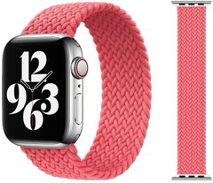 Тканинний монобраслет STR Braided Solo Loop for Apple Watch 45/44/42 mm (Series SE/7/6/5/4/3/2/1) (Размер S) - PRODUCT (RED), ціна | Фото