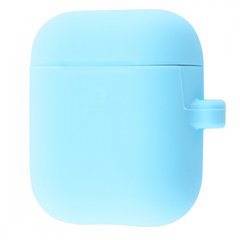Чехол STR Silicone Case Slim with Carbine for AirPods 1/2 (luminescent white), цена | Фото