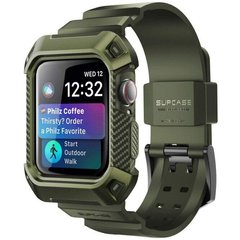 Ремешок с чехлом SUPCASE UB Pro Case for Apple Watch Series 4/5/6/SE (44mm) - Dark Green (SUP-AW44-UBPRO-DG), цена | Фото