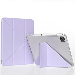 Силіконовий чохол-книжка з тримачем для стилуса STR Liuli 4 Origami Cover для iPad Pro 11 (2024) &mdash; Violet, Violet