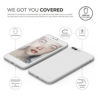 Elago Inner Core Case White for iPhone 8 Plus/7 Plus (ES7SPIC-WH), ціна | Фото