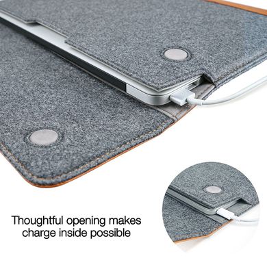 Чехол tomtoc Ultra Slim Sleeve for 13 inch MacBook Air / Pro Retina (2012-2015) - Brown (A15-C01Y), цена | Фото