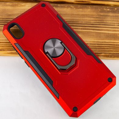 Протиударний чохол SG Ring Color магнітний тримач для Xiaomi Redmi 7A - Червоний, ціна | Фото