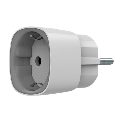 Розумна розетка з лічильником енергоспоживання Ajax Socket чорна, Jeweller, 230V, 11А, 2.5 кВт, ціна | Фото