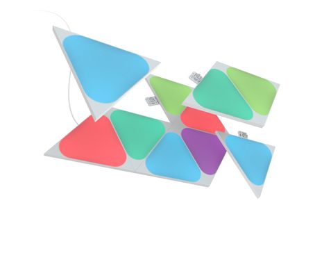 Дополнительные панели Nanoleaf Shapes Mini Triangles Apple Homekit - 10 шт., цена | Фото