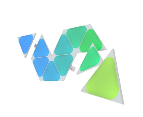 Додаткові панелі Nanoleaf Shapes Mini Triangles Apple Homekit - 10 шт., ціна | Фото