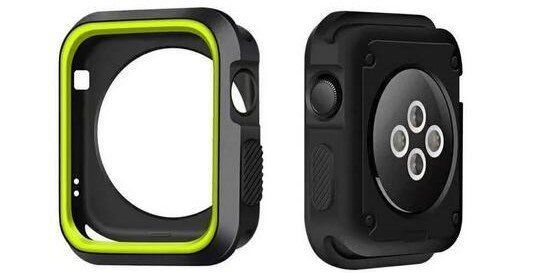 Ремешок с чехлом STR Nike Sport Band with Case for Apple Watch 38/40 mm - Black / White, цена | Фото
