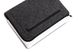Черный горизонтальный войлочный чехол на молнии Gmakin для MacBook Air 13 (2012-2017) / Pro Retina 13 (2012-2015) / Pro 14 (2021 | 2023) M1 | M2 | M3 (GM70), цена | Фото 5