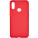 Силіконовий матовий напівпрозорий чохол для Samsung Galaxy A10s - Червоний / Red, ціна | Фото 1
