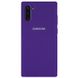 Чохол Silicone Cover Full Protective (AA) для Samsung Galaxy Note 10 Plus - Фіолетовий / Purple, ціна | Фото