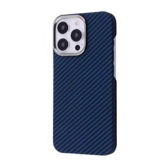 Чехол WAVE Premium Carbon Slim with MagSafe iPhone 15 Pro Max - Blue