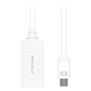 Адаптер Macally с Mini DisplayPort на HDMI 4K порт с HDMI кабелем 180 cm, белый (MD-HD6C-4K), цена | Фото