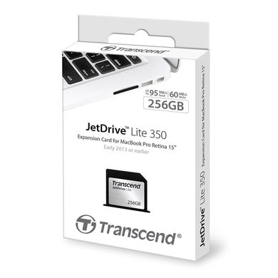 Карта пам'яті Transcend JetDrive Lite 256GB Retina MacBook Pro 15' 2012-Early 2013 (TS256GJDL350), ціна | Фото