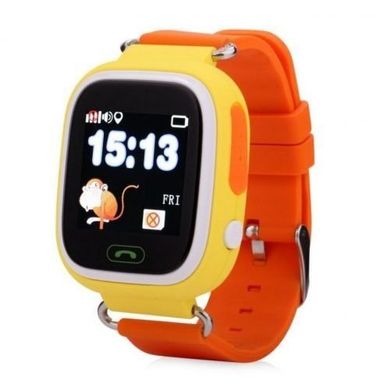 Дитячий смарт-годинник с GPS трекером Q90 - Жовті, ціна | Фото