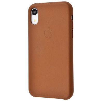Чохол MIC Leather Case for iPhone XR OEM - Saddle Brown, ціна | Фото
