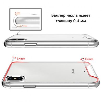Прозрачный противоударный чехол STR Space Case for iPhone X/Xs - Clear, цена | Фото