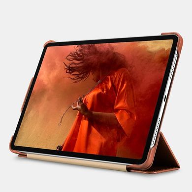 Шкіряний чохол iCarer Vintage Genuine Leather Folio Case for iPad Pro 12.9 (2018/2020) - Brown, ціна | Фото