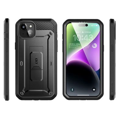 Противоударный чехол с защитой экрана SUPCASE Unicorn Beetle Pro Rugged Case for iPhone 15 - Black