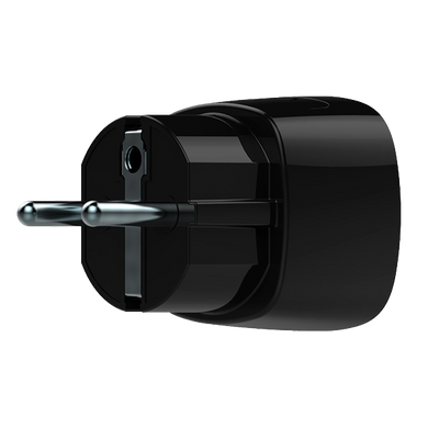 Умная розетка со счетчиком энергопотребления Ajax Socket черная, Jeweller, 230V, 11А, 2.5 кВт, цена | Фото