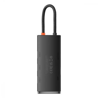 USB-Хаб Baseus Lite Series 5-in-1 (Type-C to HDMI + 3xUSB 3.0 + PD) - Black, ціна | Фото