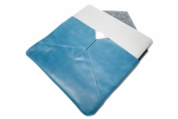 Шкіряний чохол Handmade Sleeve для MacBook 12/Air/Pro/Pro 2016 - Бордо (03008), ціна | Фото