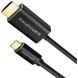 Кабель RavPower Cable USB-C to HDMI 1.8m Black (RP-CB006), ціна | Фото 1