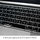 Накладка на клавіатуру STR для MacBook Air 13 (2018-2019) - Прозора US, ціна | Фото 2