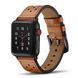 Ремешок JINYA Vogue Leather Band for Apple Watch 42/44/45 mm (Series SE/7/6/5/4/3/2/1) - Blue with Orange Dot (JA4008), цена | Фото 1