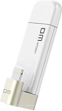 Флешка DM Aiplay Pro APD003 USB 3.0 / Lightning for Apple iPhone, iPad, iPod 32GB Gold, ціна | Фото
