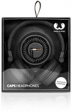 Наушники Fresh 'N Rebel Caps Wired Headphone On-Ear Black Edition (3HP110BL), цена | Фото