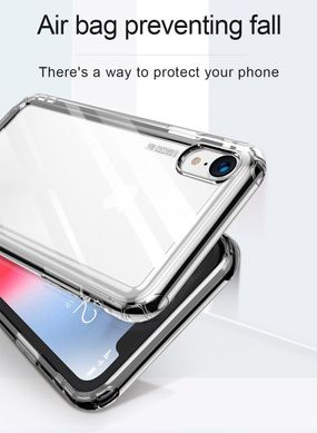 Чехол Baseus Safety Airbags Case for iPhone Xr (2018) Transparent (ARAPIPH61-SF02), цена | Фото