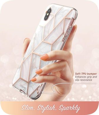 Чохол i-Blason Cosmo Series Clear Case for iPhone Xs Max - Marble (IBL-IPHXM-COS-M), ціна | Фото