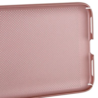 Ультратонкий дихаючий Чохол Grid case для Xiaomi Redmi 7 - Рожевий, ціна | Фото
