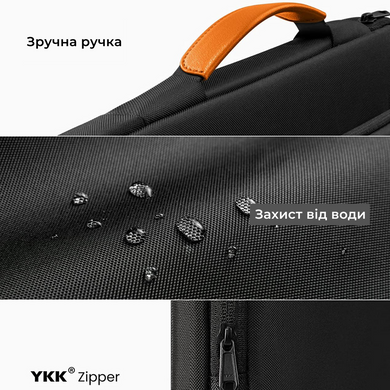 Протиударний чохол-сумка tomtoc Laptop Briefcase for MacBook Pro 14 (2021 | 2023) M1 | M2 | M3 - Navy (A14-C02B01), ціна | Фото