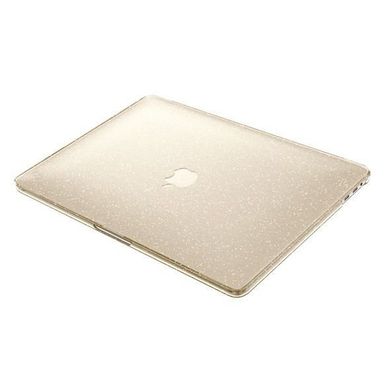 Накладка Speck MacBook Pro 13” with Touch Bar Smartshell - Clear With Gold Glitter/Clear, ціна | Фото