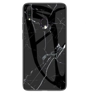 TPU+Glass чехол Luxury Marble для Samsung Galaxy A20 / A30 - Черный, цена | Фото